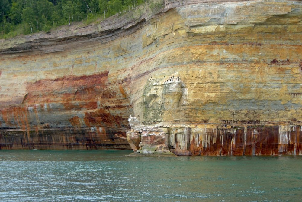 Painted Coves at Pictured Rocks National Lakeshore