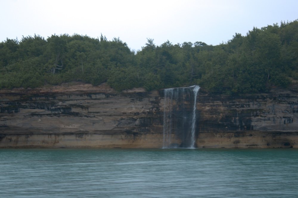Spray Falls at Pictured Rocks National Lakeshore