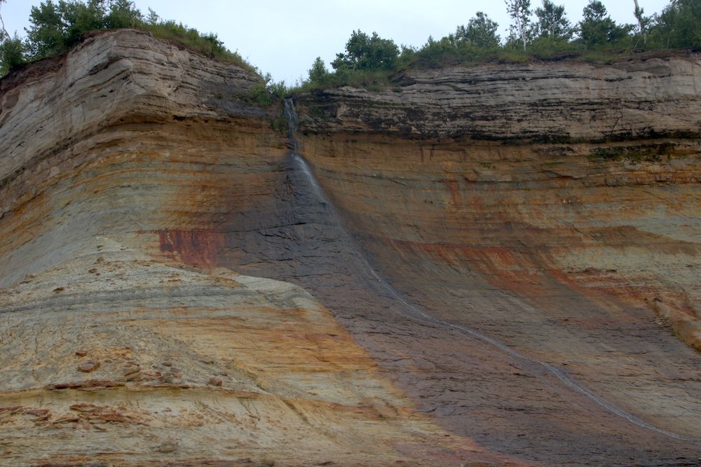 Bridal Veil Falls at Pictured Rocks National Lakeshore