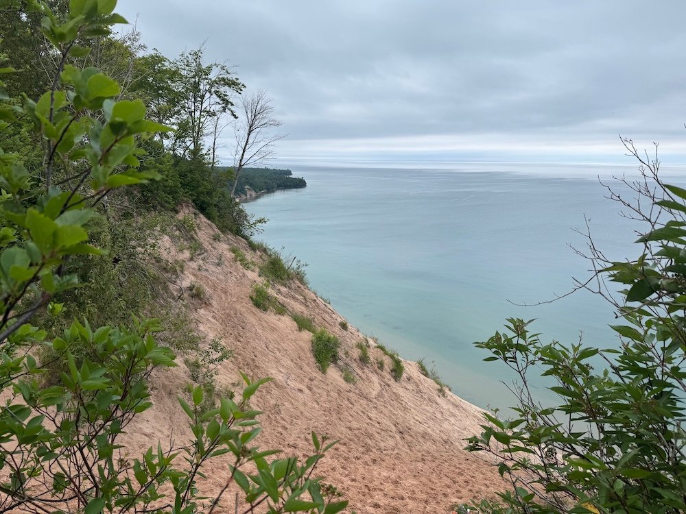 Log Slide Overlook at Pictured Rocks National Lakeshore