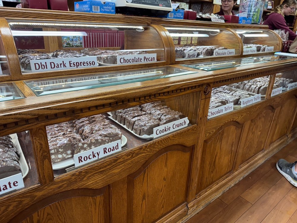 Fudge Display on Mackinac Island