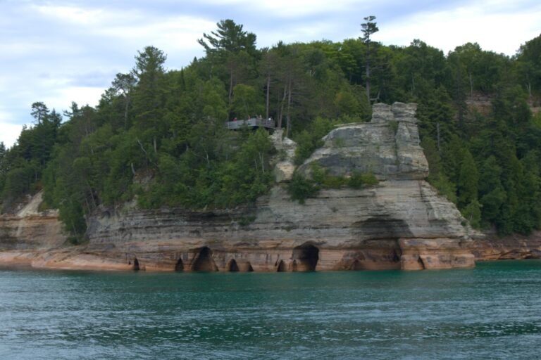 Cliffs on Pictured Rocks National Lakeshore