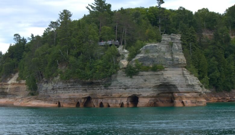 Cliffs on Pictured Rocks National Lakeshore