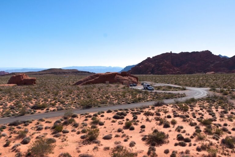 Highway through Valley of Fire State Park
