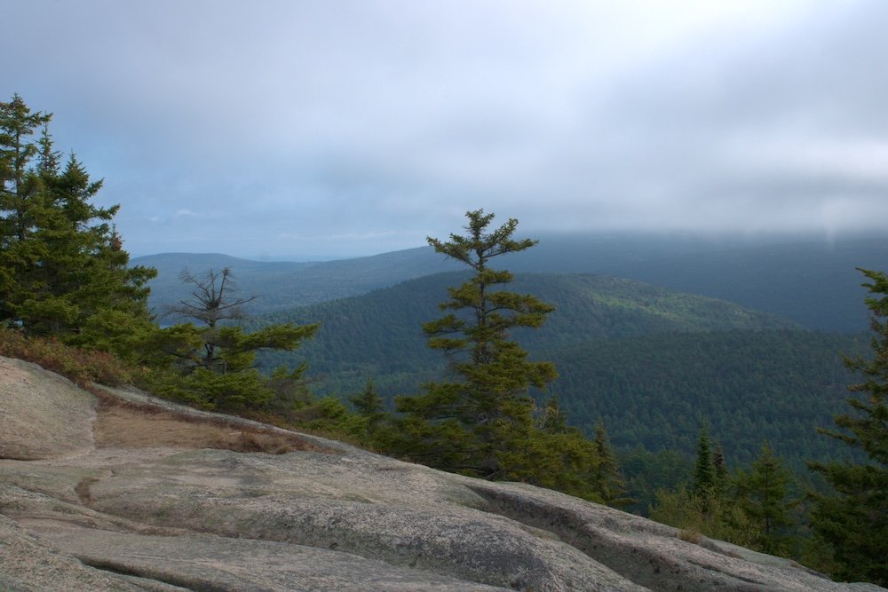 View from Beech Mountain at Acadia National Park