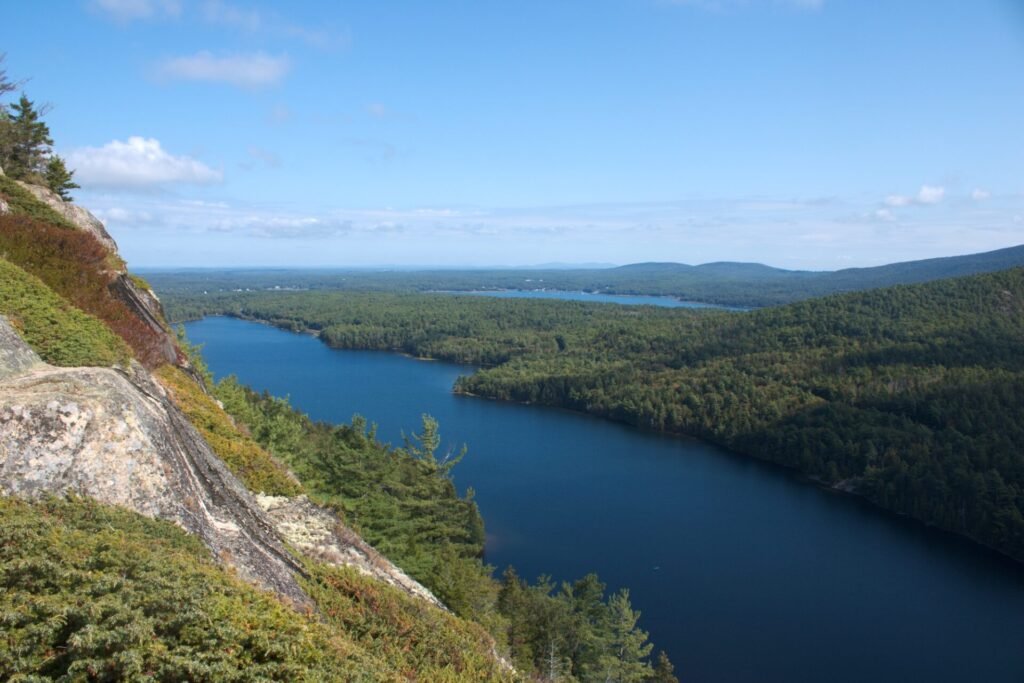 Views along Beech Mountain at Acadia National Park