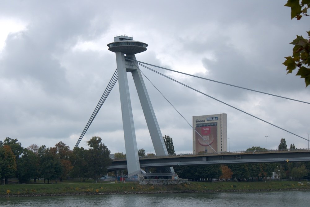 UFO Bridge (Most SNP) in Bratislava