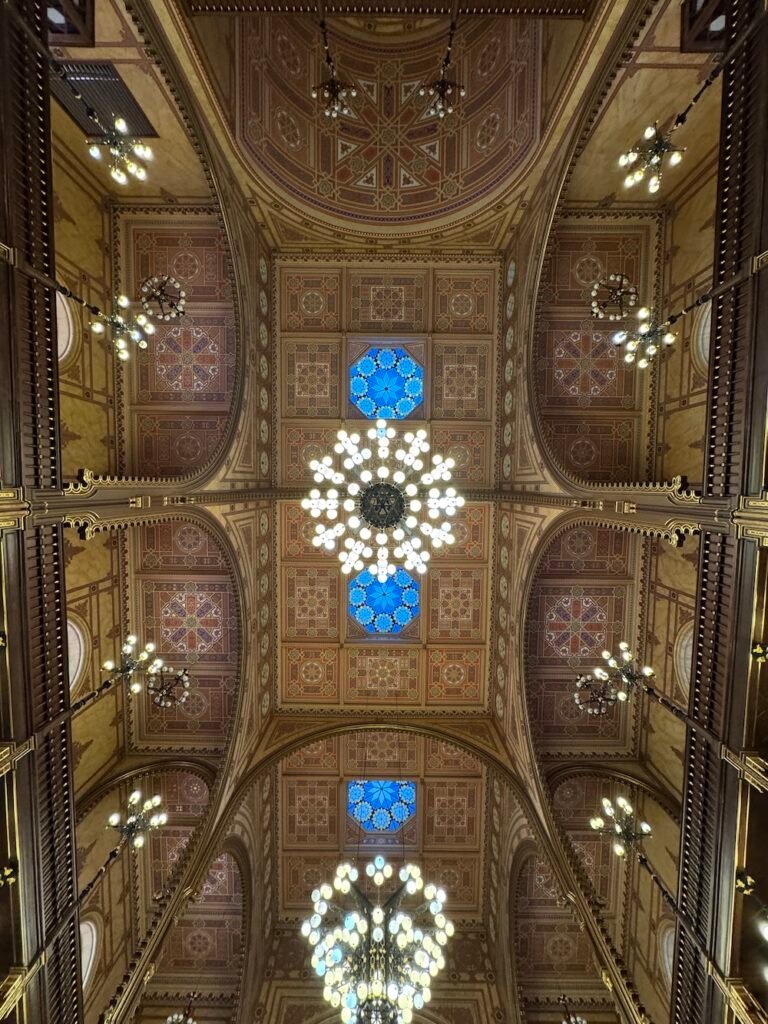 Ceiling in the Great Synagogue in Budapest