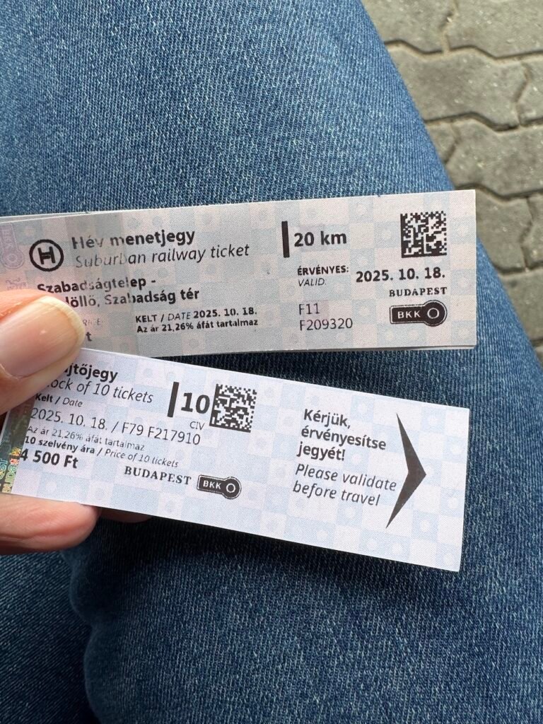 Budapest Metro Tickets
