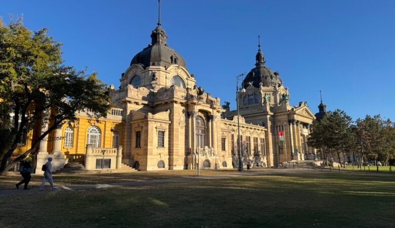 Szechneyi Baths in Budapest, Hungary
