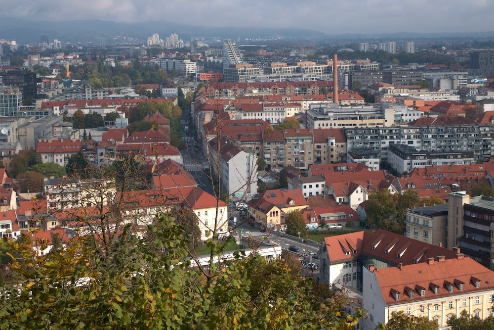 View from Ljubljana Castle