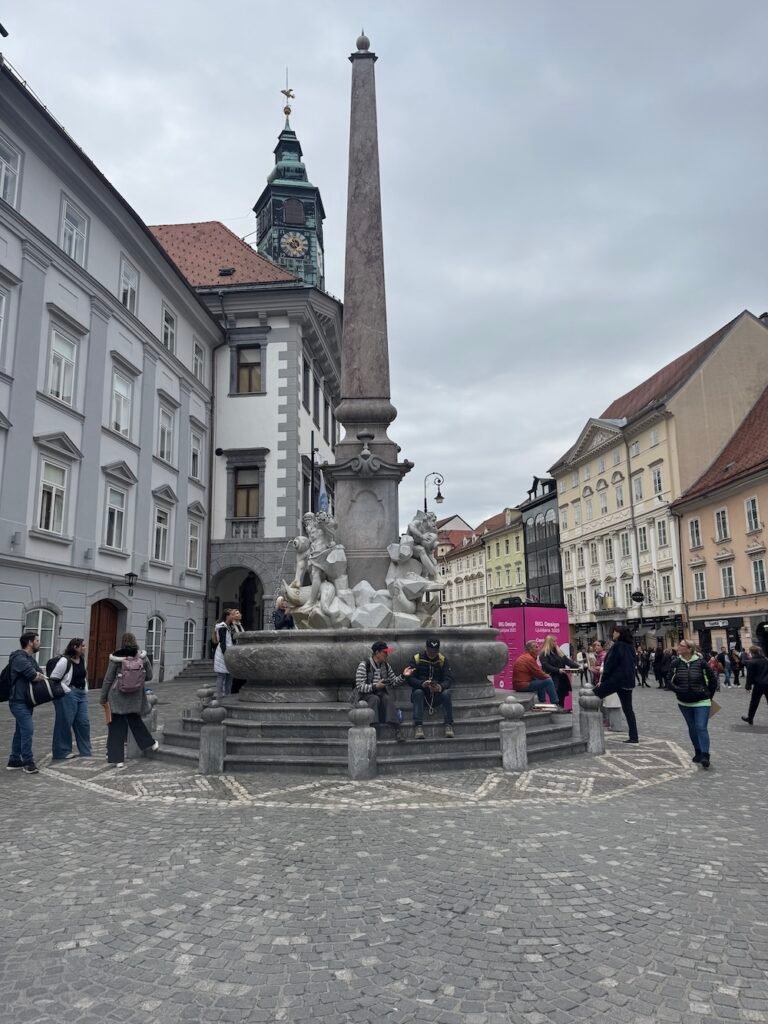 Plague column in Ljubljana