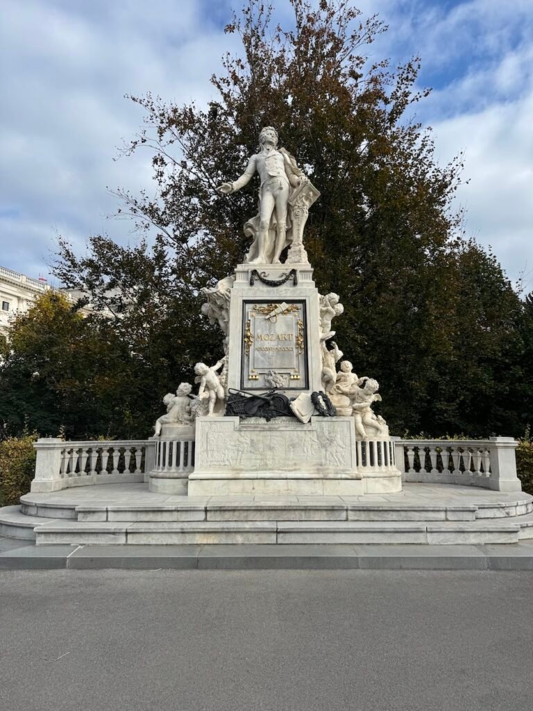 Statue of Mozart in Vienna