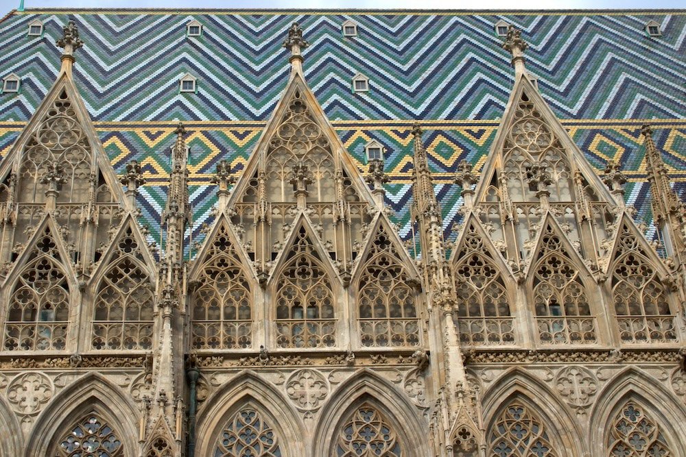Roof of St. Stephen's Cathedral in Vienna