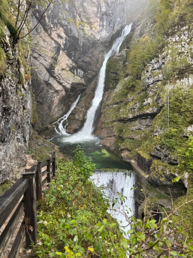 Savica Waterfall at Triglav National Park