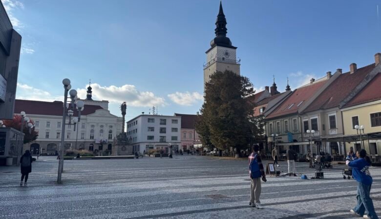 Square in Trnava, Slovakia