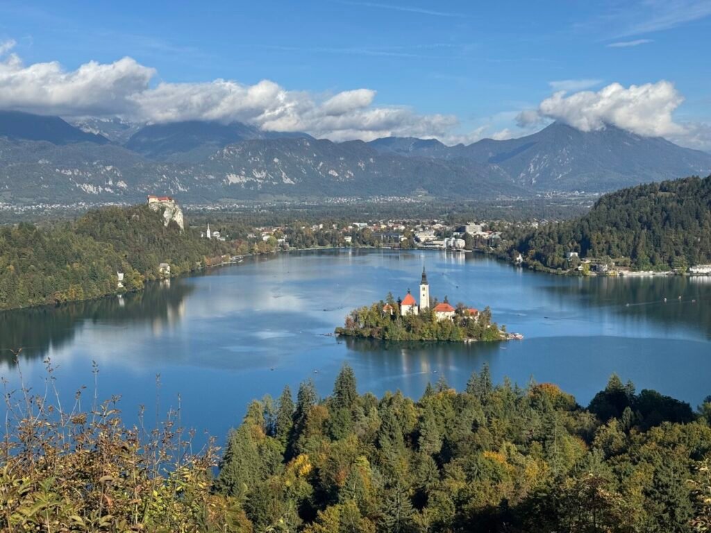 Ojstrica Viewpoint in Bled, Slovenia
