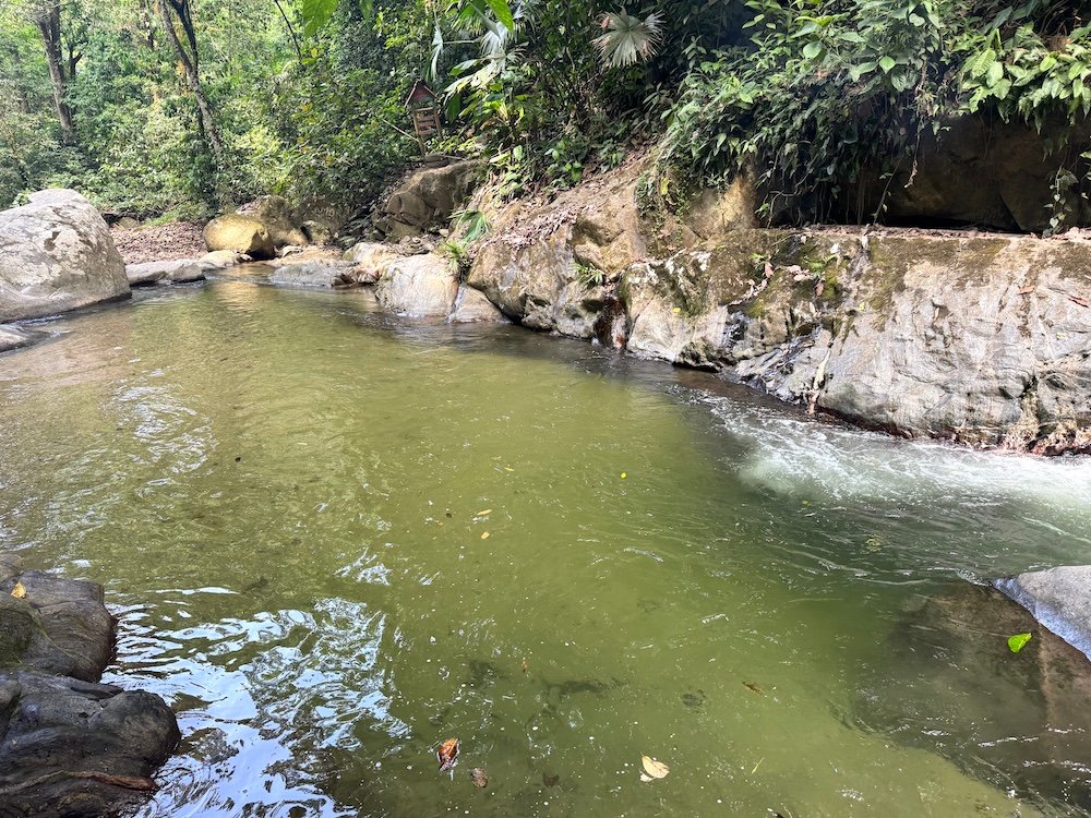 River near Cascada Escondida