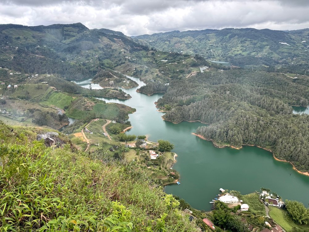 View from the top of La Piedra del Peñol