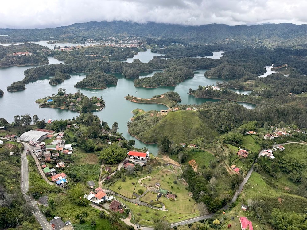 View from the top of La Piedra del Peñol