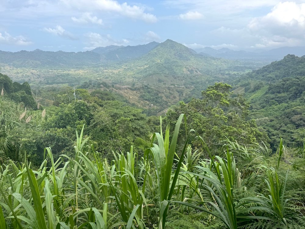 Mountain views on Day 1 of the Lost City Trek