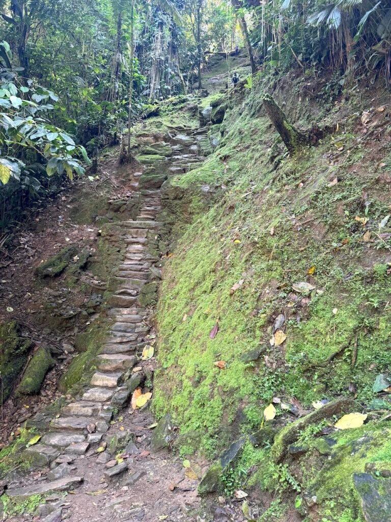 Stairs leading to the Lost City
