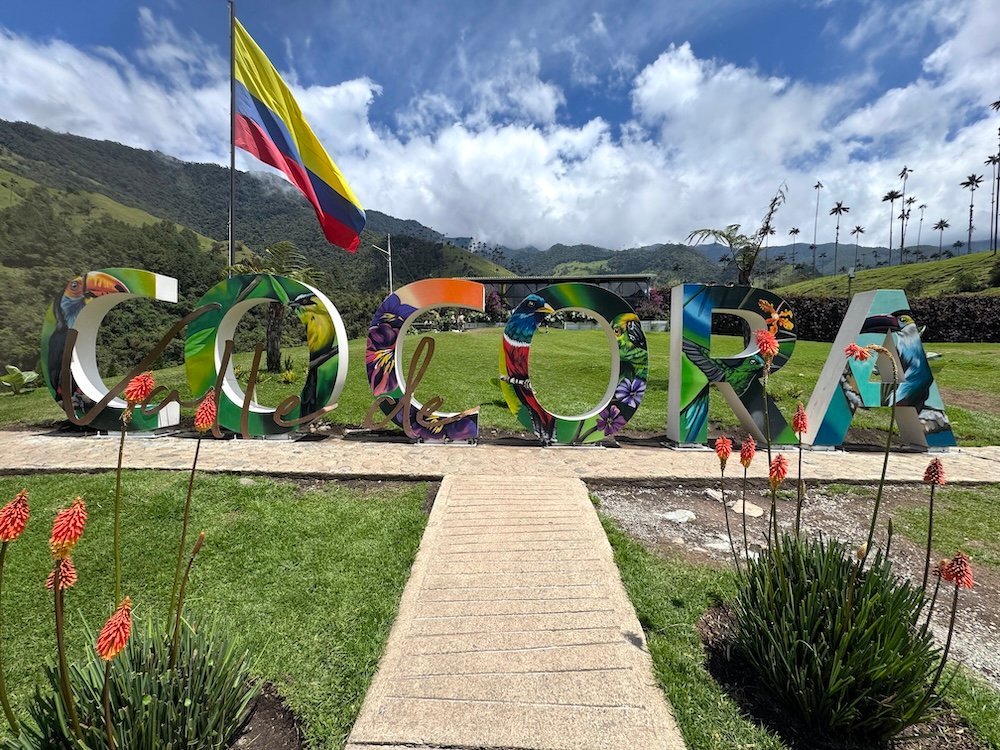 Valle de Cocora Sign