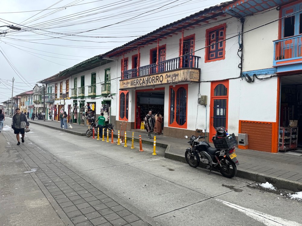 Colorful buildings in Filandia, Colombia