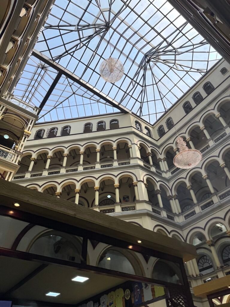 Interior of the National Palace Mall in Medellin, Colombia