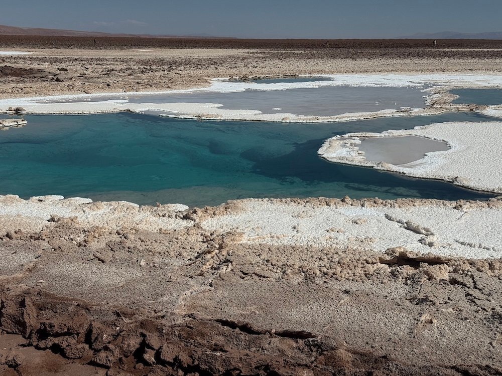 Blue lagoon at Baltinache