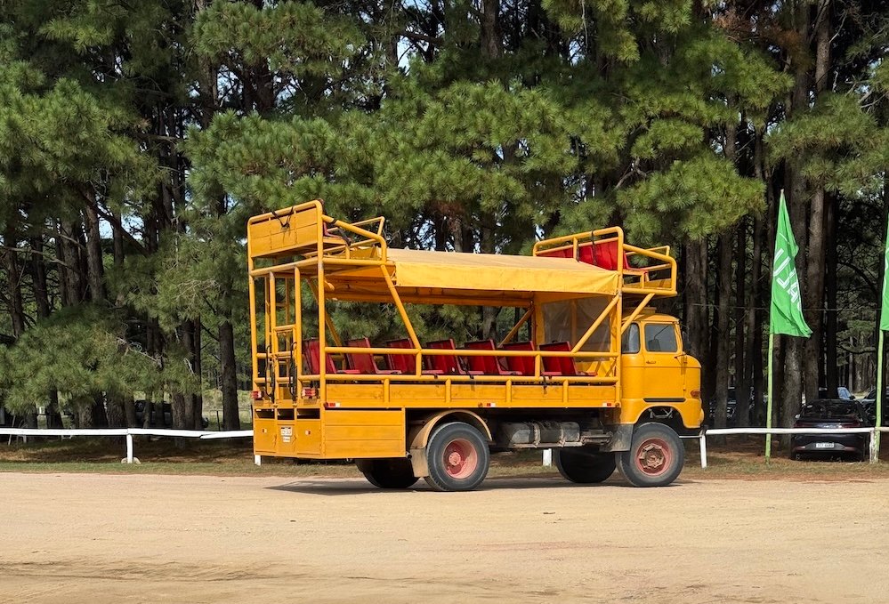 Truck used to transport people into Cabo Polonio
