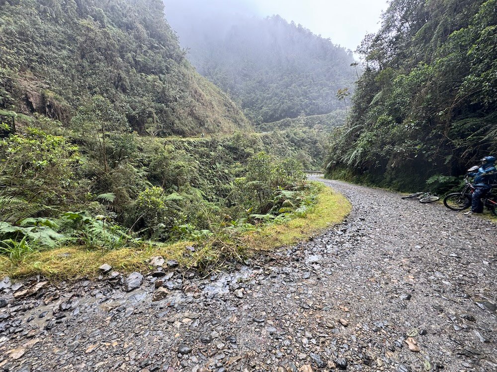 Gravel section of Death Road