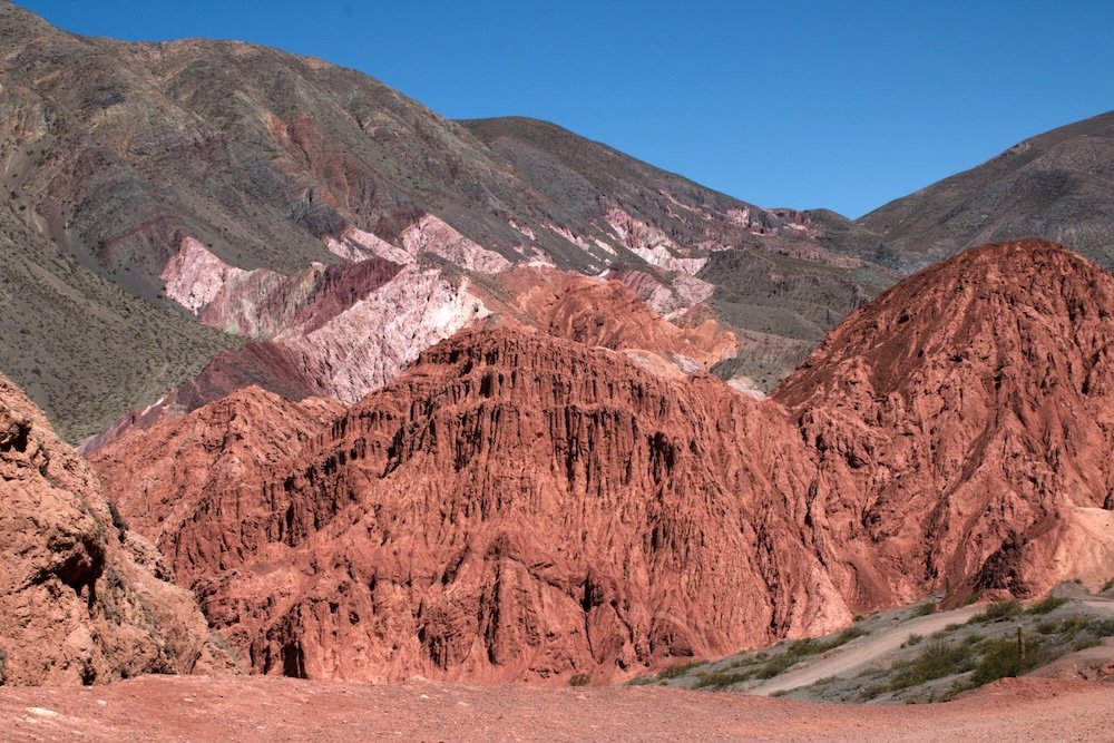 Colorful mountains in Purmamacra