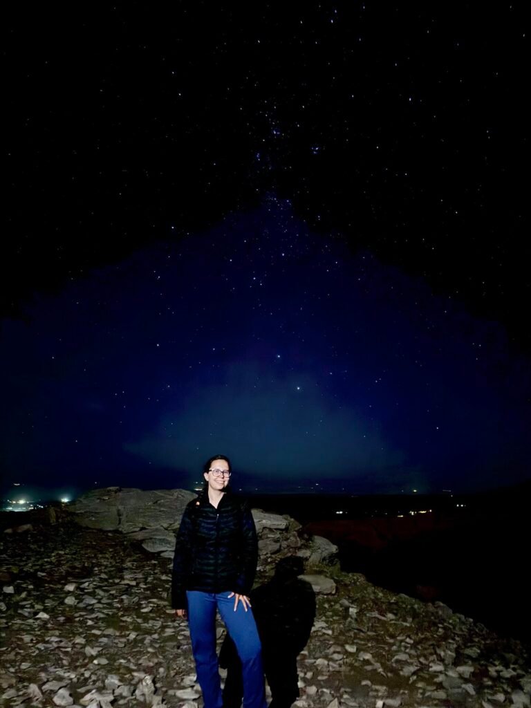 Photo of the author featuring stars and the night sky
