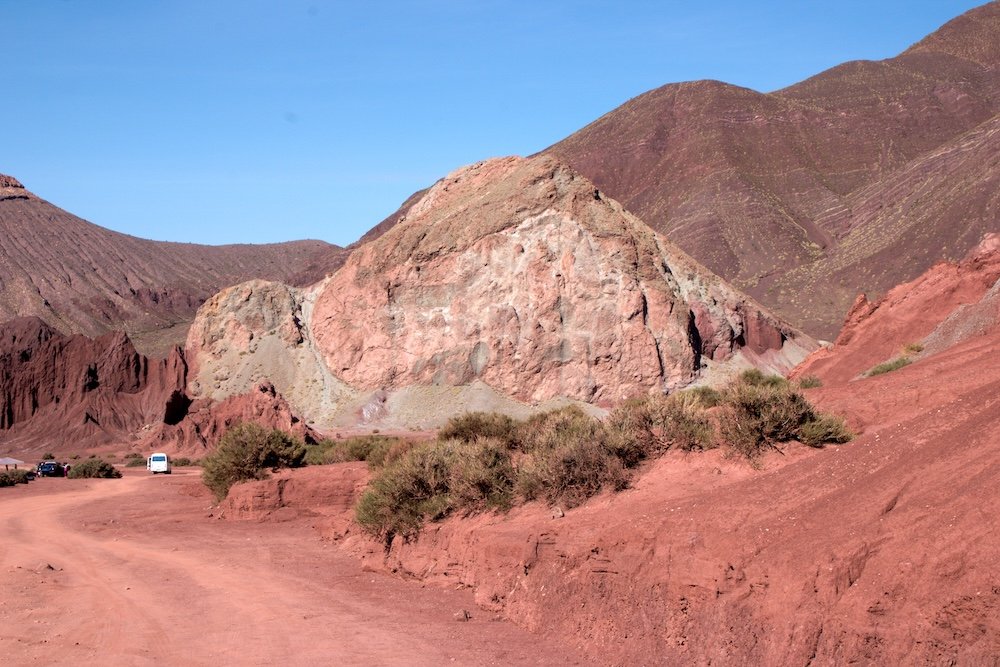 Colorful mountains at Rainbow Valley