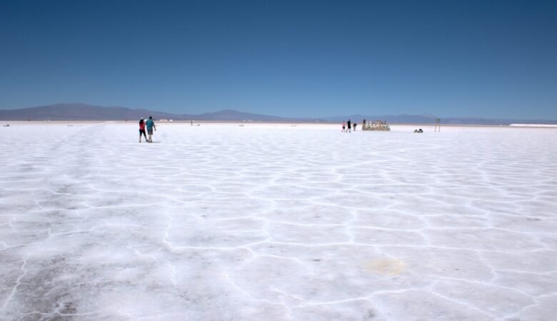 Salt flats at Salinas Grandes