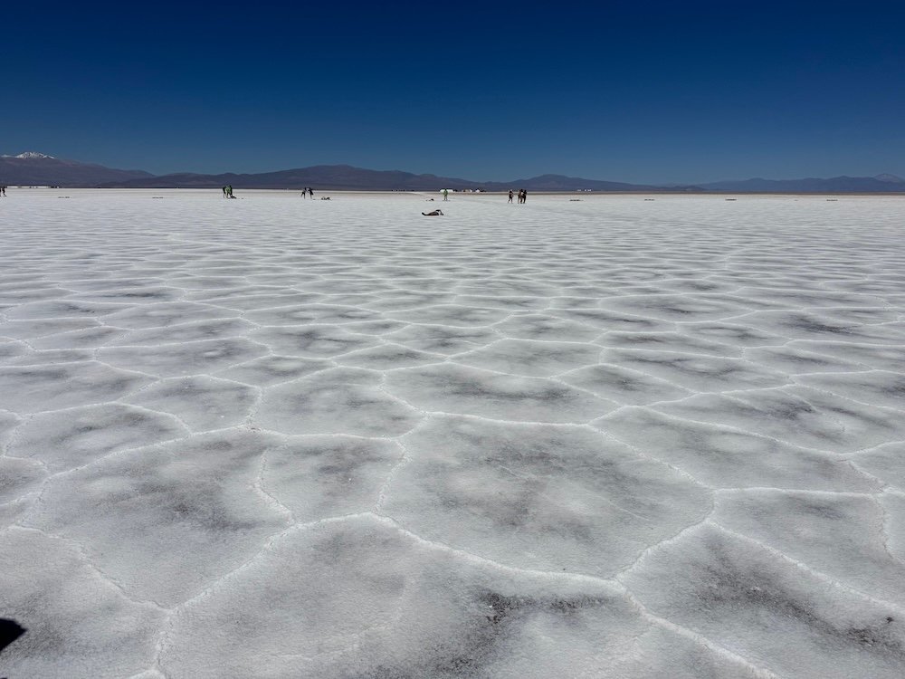 Salt flats at Salinas Grandes