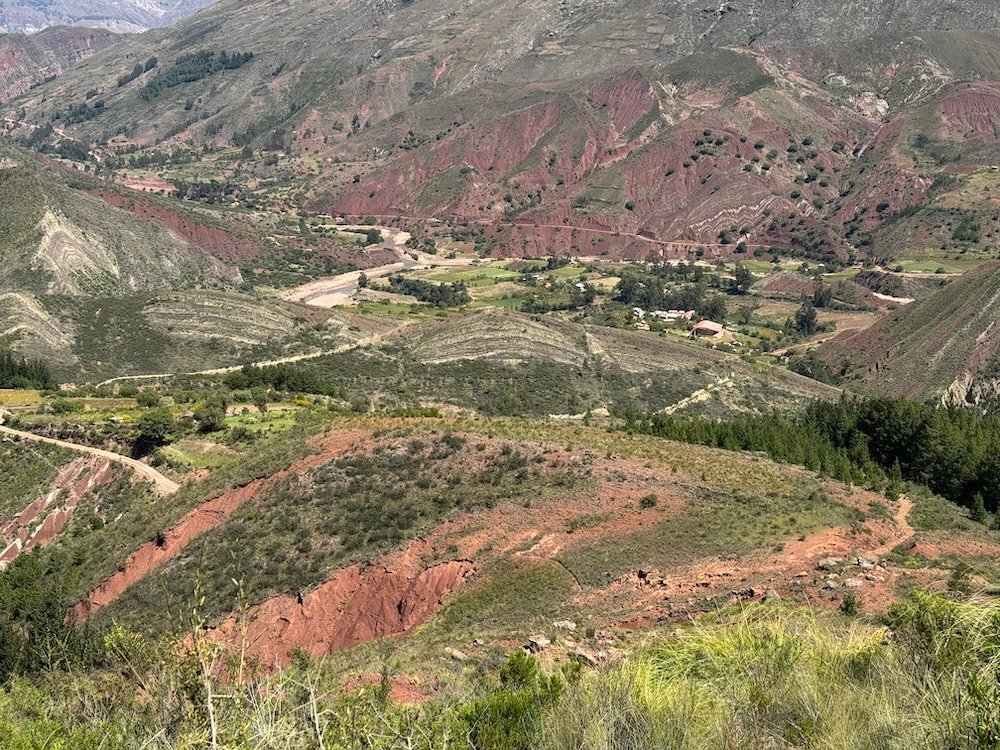 View from the Inca Trail in Bolivia