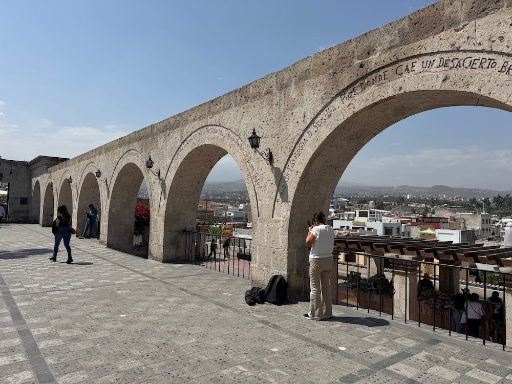 Near the Yanahuara Viewpoint in Arequipa