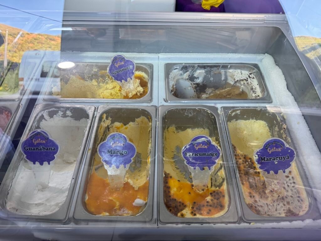 Fruit ice cream flavors