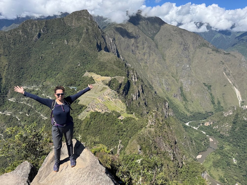 Photo of the author at Huayna Picchu