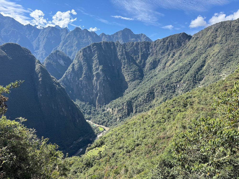 Mountain views from Huayna Picchu