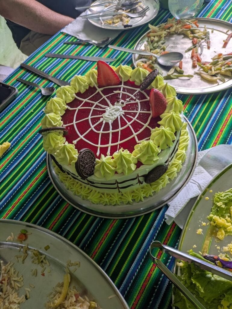 Decorated cake
