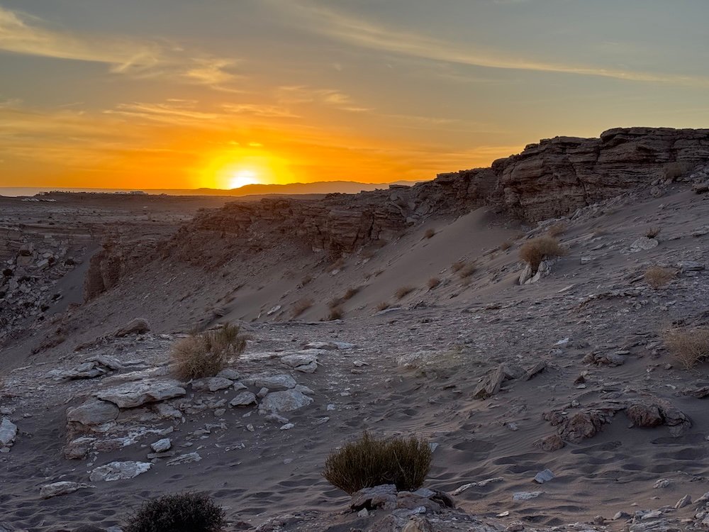 Sunset near Moon Valley