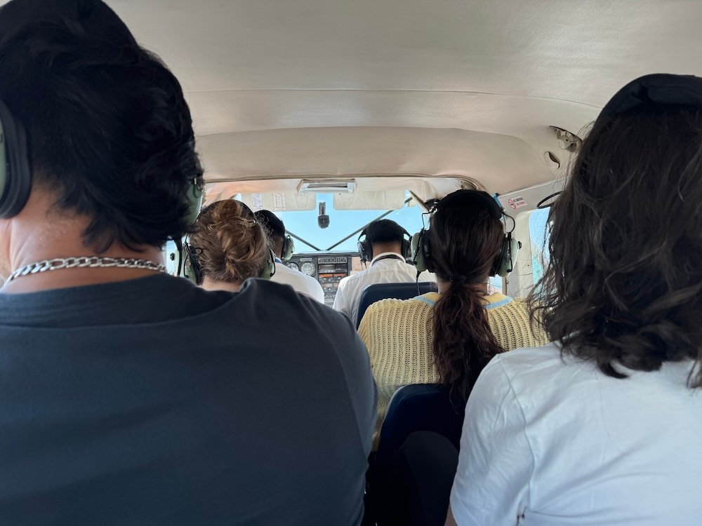 Inside the tiny plane on the Nazca Lines Flight