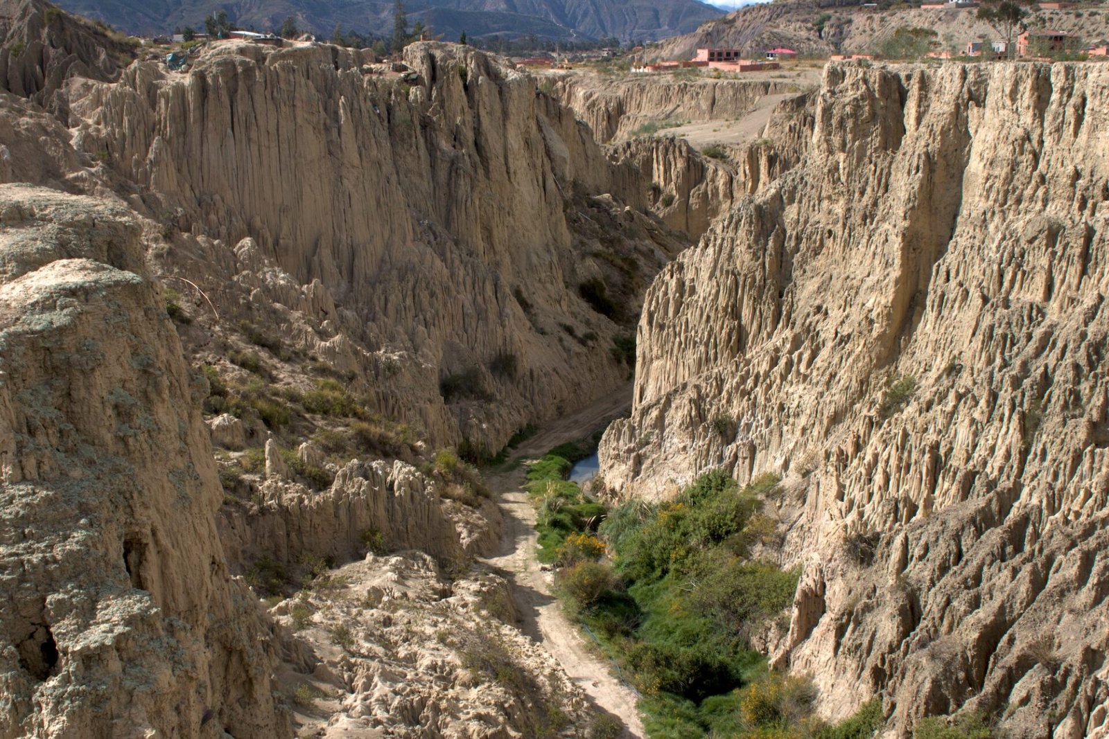 Canyon in Valle de la Luna near La Paz, Bolivia