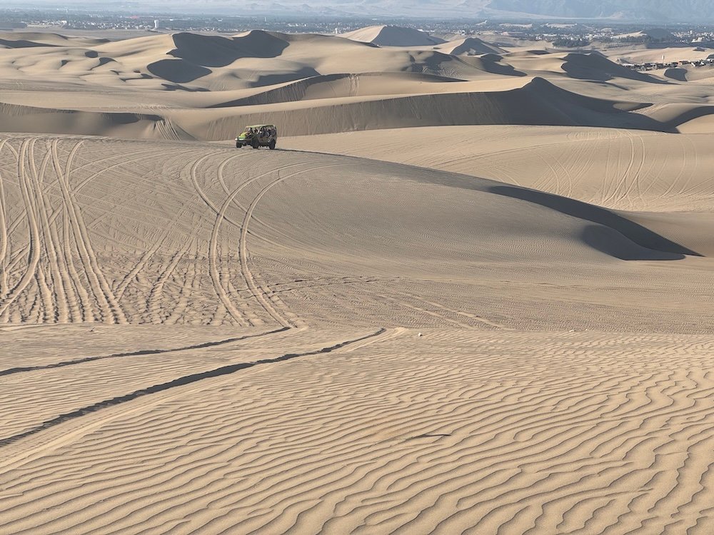 Sand dunes near Huacachina