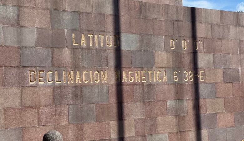 Latitude Marker at Mitad del Mundo