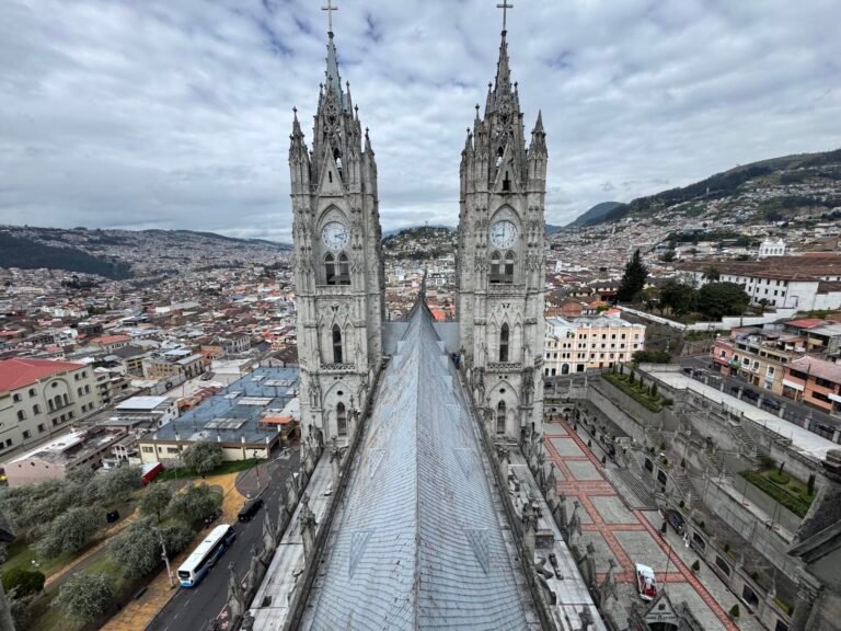 View of Quito from the Basilica
