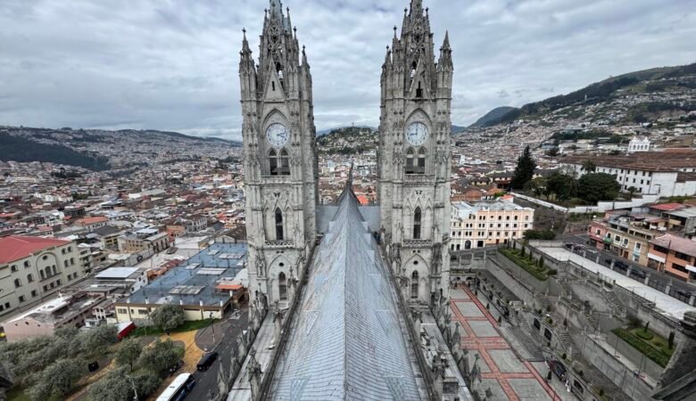 View of Quito from the Basilica
